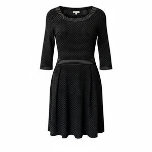 Max Studio Scoop Neck Fit & Flare Dress